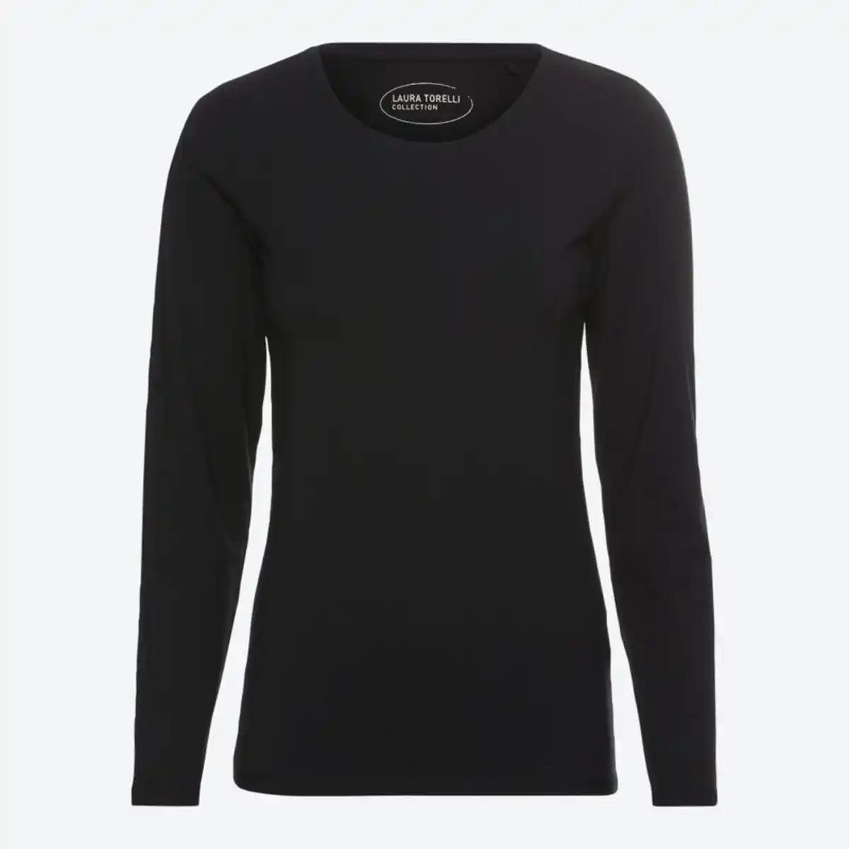 Bild 2 von Damen-Langarmshirt mit Rundhalsausschnitt