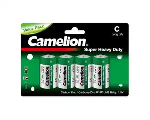 Camelion C/R14 Batterie Super Heavy Duty 1,5V, 4 Stück