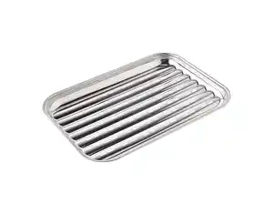 Edelstahl Grillschale