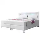 Bild 1 von Boxspringbett MILANO ca. 180x200cm- Weiß mit integriertem Topper