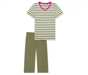 SCHIESSER 3/4-Pyjama-Set