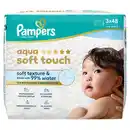 Bild 1 von Pampers Aqua Soft Touch Feuchttücher, 144 Stk