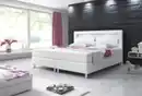 Bild 3 von Boxspringbett MILANO ca. 180x200cm- Weiß mit integriertem Topper