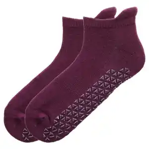 CRANE Yoga Socken, Low Cut Lila, 35/38