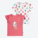 Bild 1 von Baby-Mädchen-T-Shirt aus Baumwolle, 2er-Pack