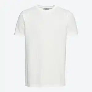 Herren-T-Shirt in Seersucker-Optik