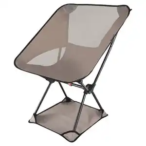 ADVENTURIDGE Leichter Campingstuhl, Grau
