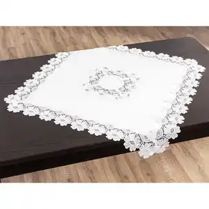 Bella Casa Mitteldecke "Plauener Spitze Optik"