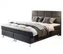Bild 1 von Boxspringbett ROTTERDAM PLUS mit Taschenfederkernmatratze, ca. 180 x 200 cm – Anthrazit
