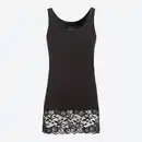 Bild 2 von Damen-Longtop mit Spitze am Saum