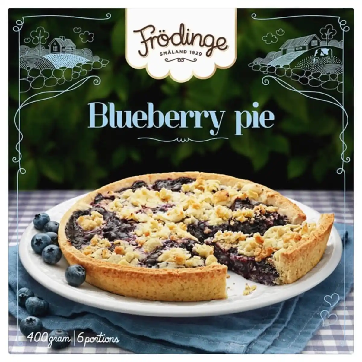 Bild 1 von FRÖDINGE Blaubeerstreusel, gefroren, 400 g