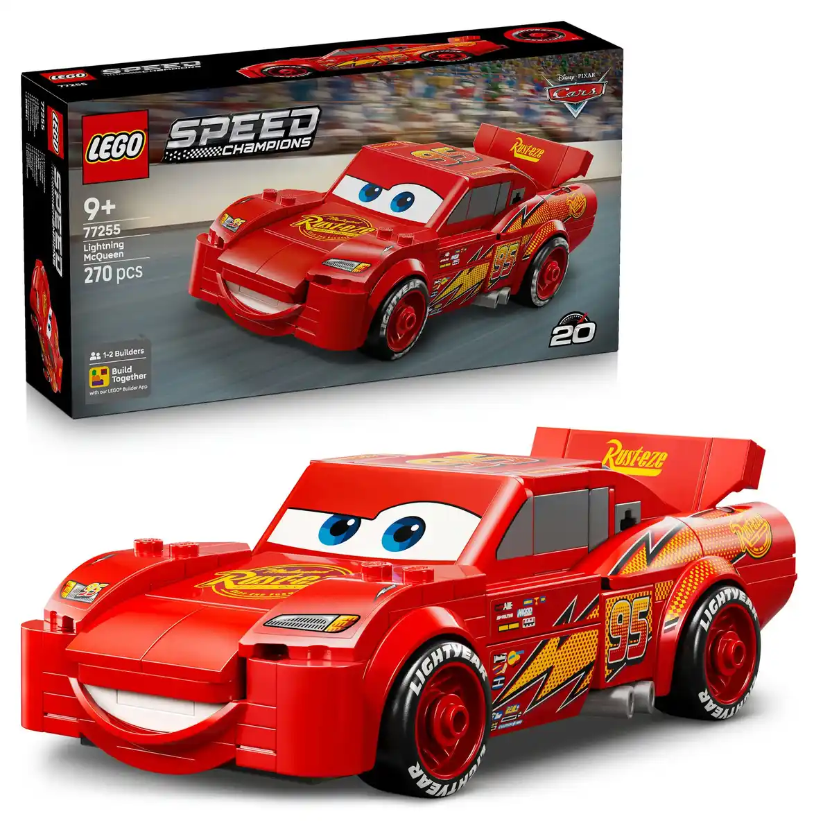 Bild 1 von LEGO Speed Champions 77255 Lightning McQueen, Automodell ab 9 Jahre, 1 Stk