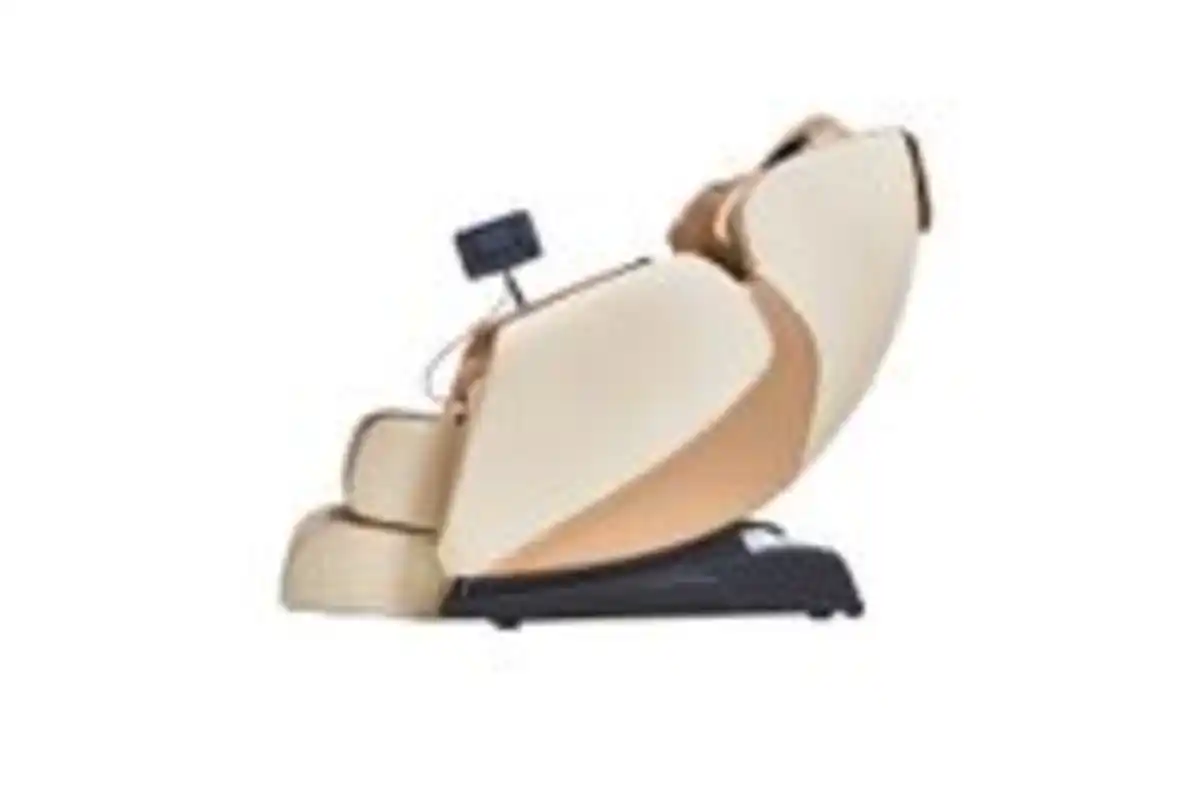 Bild 3 von Elektrischer Massagesessel mit Kopfstütze, ca. 140 x 74 x 101 cm - Creme/Roségold