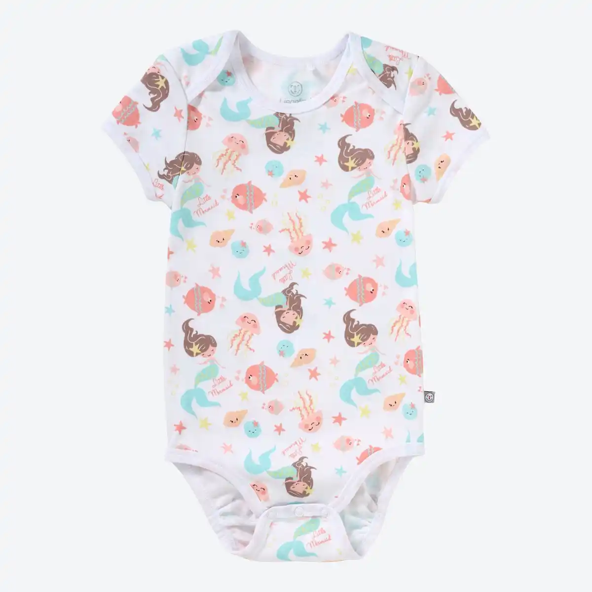Bild 1 von Baby-Mädchen-Body mit Meerjungfrau-Motiven