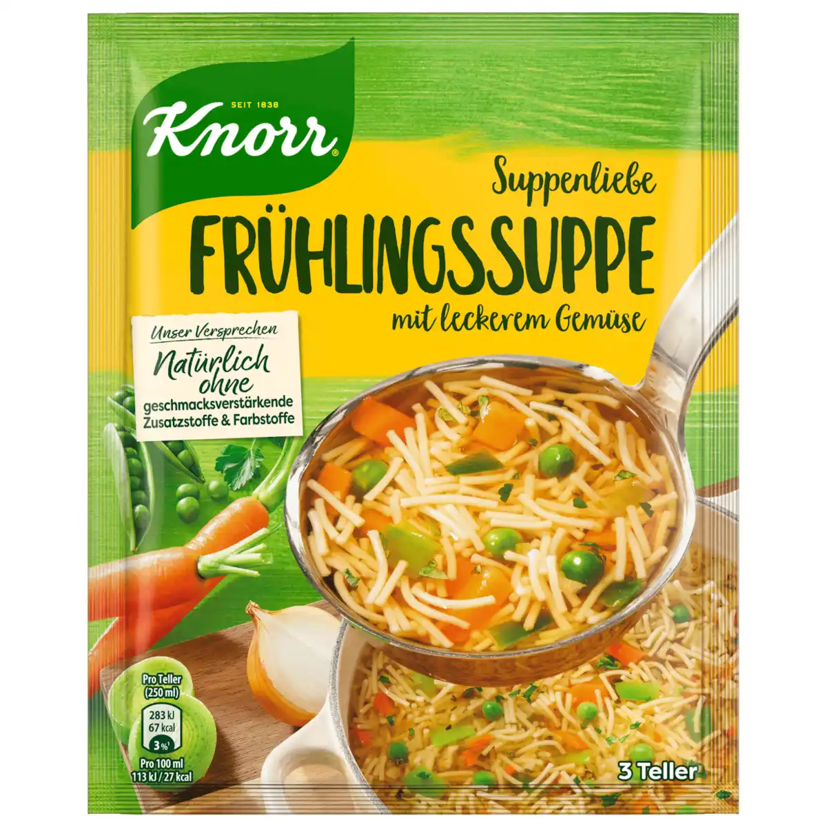 Bild 1 von Knorr Suppenliebe Frühlings Suppe 3 Teller