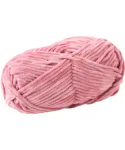 Chenille-Handarbeitsgarn „Marlene“, rosa