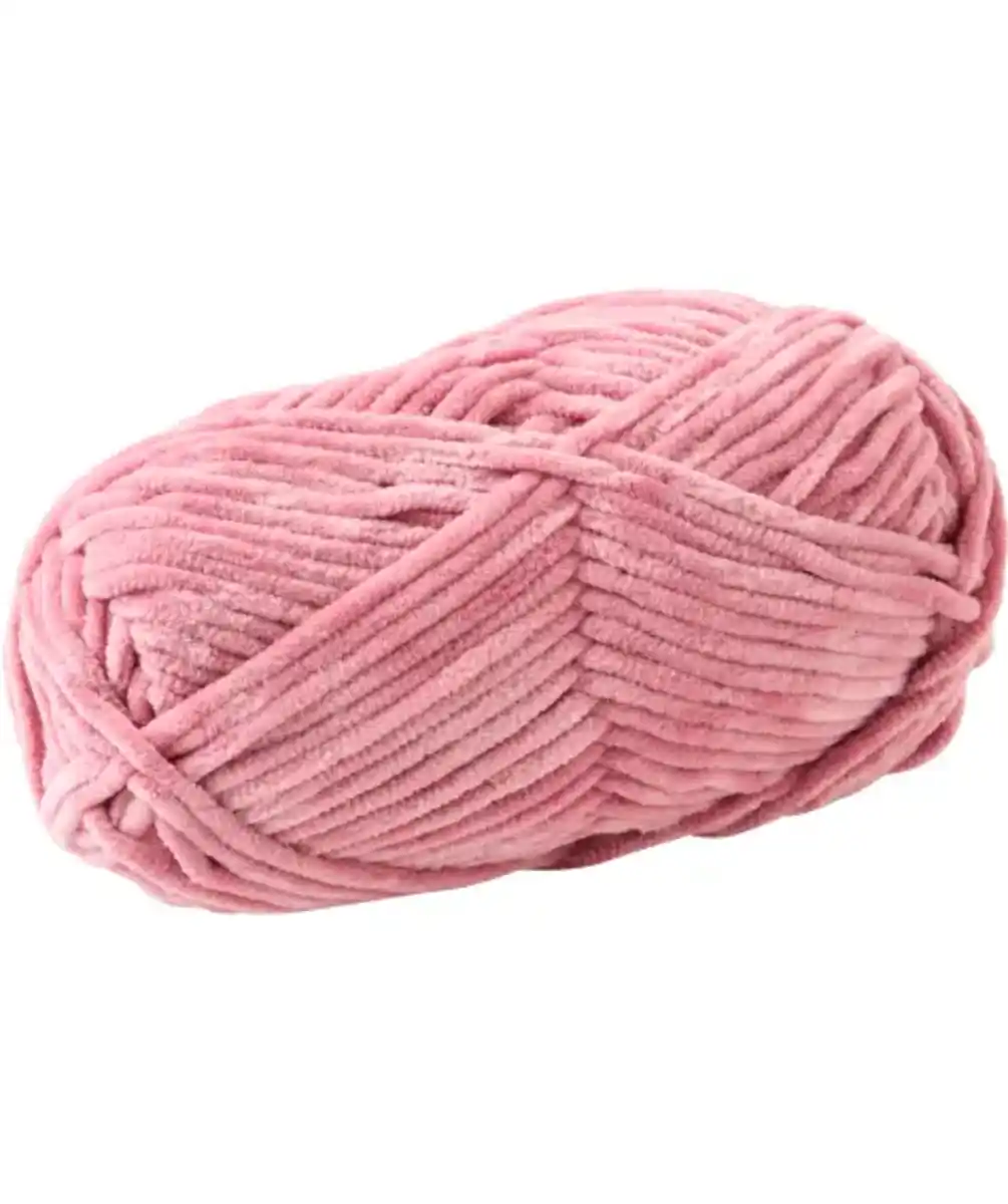 Bild 1 von Chenille-Handarbeitsgarn „Marlene“, rosa