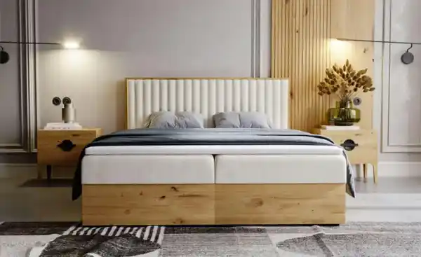 Bild 3 von GrainGold Boxbett mit Stauraum Forres