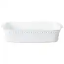 Bild 1 von Costa Nova Auflaufform Pearl, Weiß Hochglanz, Keramik, rechteckig, 24.1x8.3x38.3 cm, Handmade in Europe, Kochen, Auflaufformen