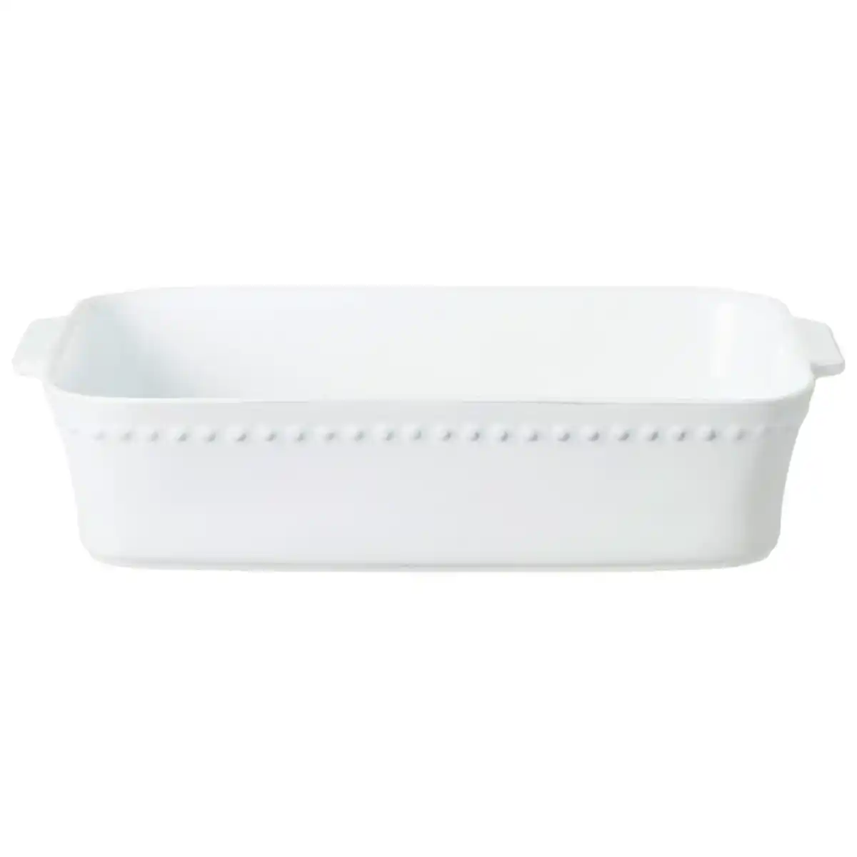 Bild 1 von Costa Nova Auflaufform Pearl, Weiß Hochglanz, Keramik, rechteckig, 24.1x8.3x38.3 cm, Handmade in Europe, Kochen, Auflaufformen