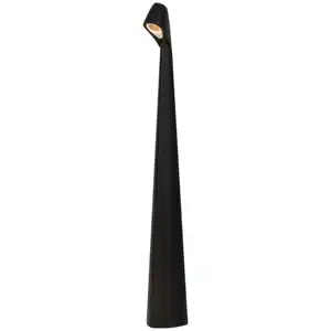 Novel Tischleuchte, Schwarz, Metall, Abstraktes,Abstraktes, rund,rund, G, 40 cm, RoHS, CE, Handyladefunktion, transportabel, Lampen & Leuchten, Innenbeleuchtung, Tischlampen, Tischlampen, G