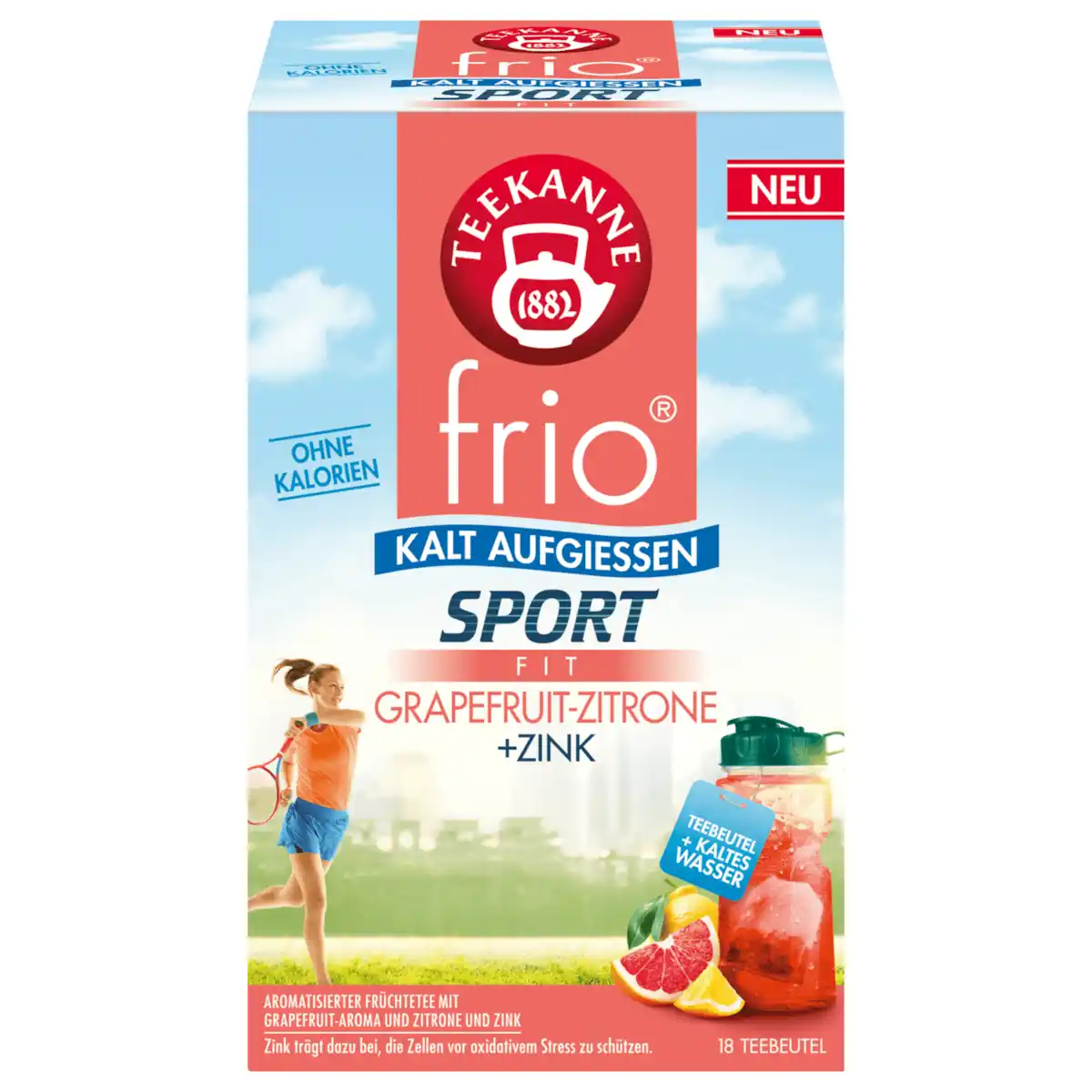 Bild 1 von Teekanne Frio Sport Fit Grapefruit-Zitrone 45g