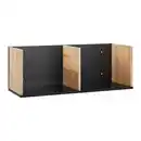 Bild 1 von Wandregal Lori Natur/Schwarz MDF, Naturfarben, Schwarz