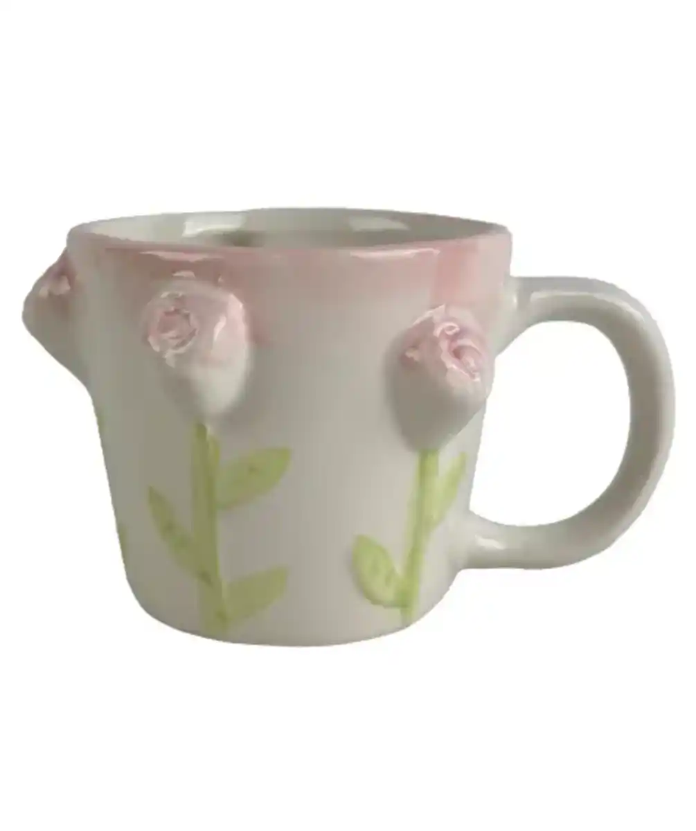 Bild 1 von Tasse Blumen, weiß