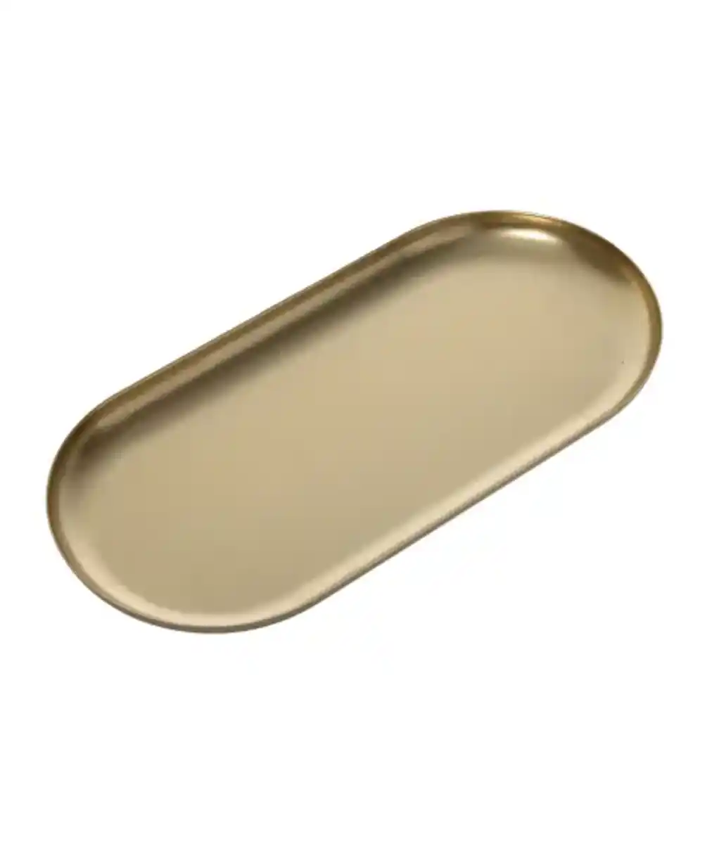 Bild 1 von Goldfarbenes Dekotablett, gold