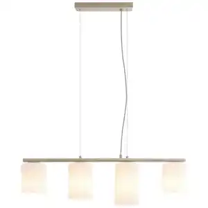 Novel Hängeleuchte, Sand, Metall, Glas, Abstraktes,Abstraktes, 12x120x80 cm, RoHS, CE, höhenverstellbar, Lampen & Leuchten, Innenbeleuchtung, Hängelampen, Pendelleuchten