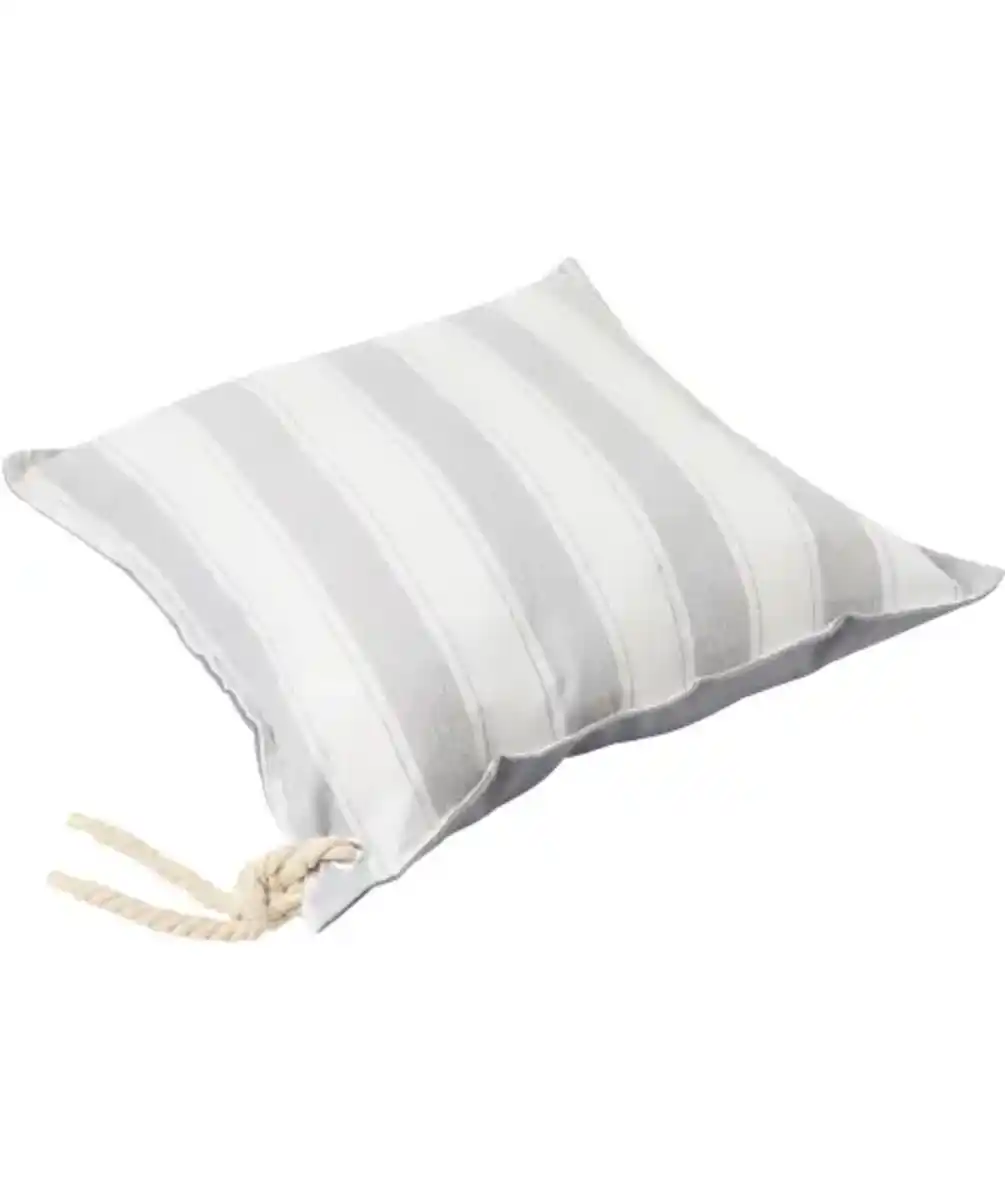 Bild 1 von Outdoor-Kissen mit Streifen, grau