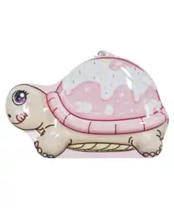 Spardose in Tierform, rosa