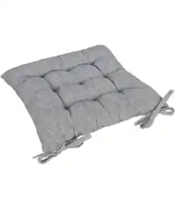 Sitzkissen mit Steppung, grau