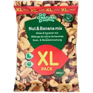 Natural Happiness Nuss- und Bananenmischung