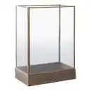 Bild 1 von Laterne, Orange, Metall, Glas, rechteckig, 15x36.5x25 cm, Dekoration, Windlichter & Laternen, Laternen