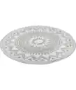 Bild 1 von Runder Outdoor-Teppich, grau bedruckt