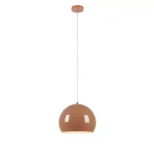 Markslöjd Pendelleuchte Pop, Braun, Metall, oval,oval, 28x23x28 cm, höhenverstellbar, Lampen & Leuchten, Innenbeleuchtung, Hängelampen, Pendelleuchten