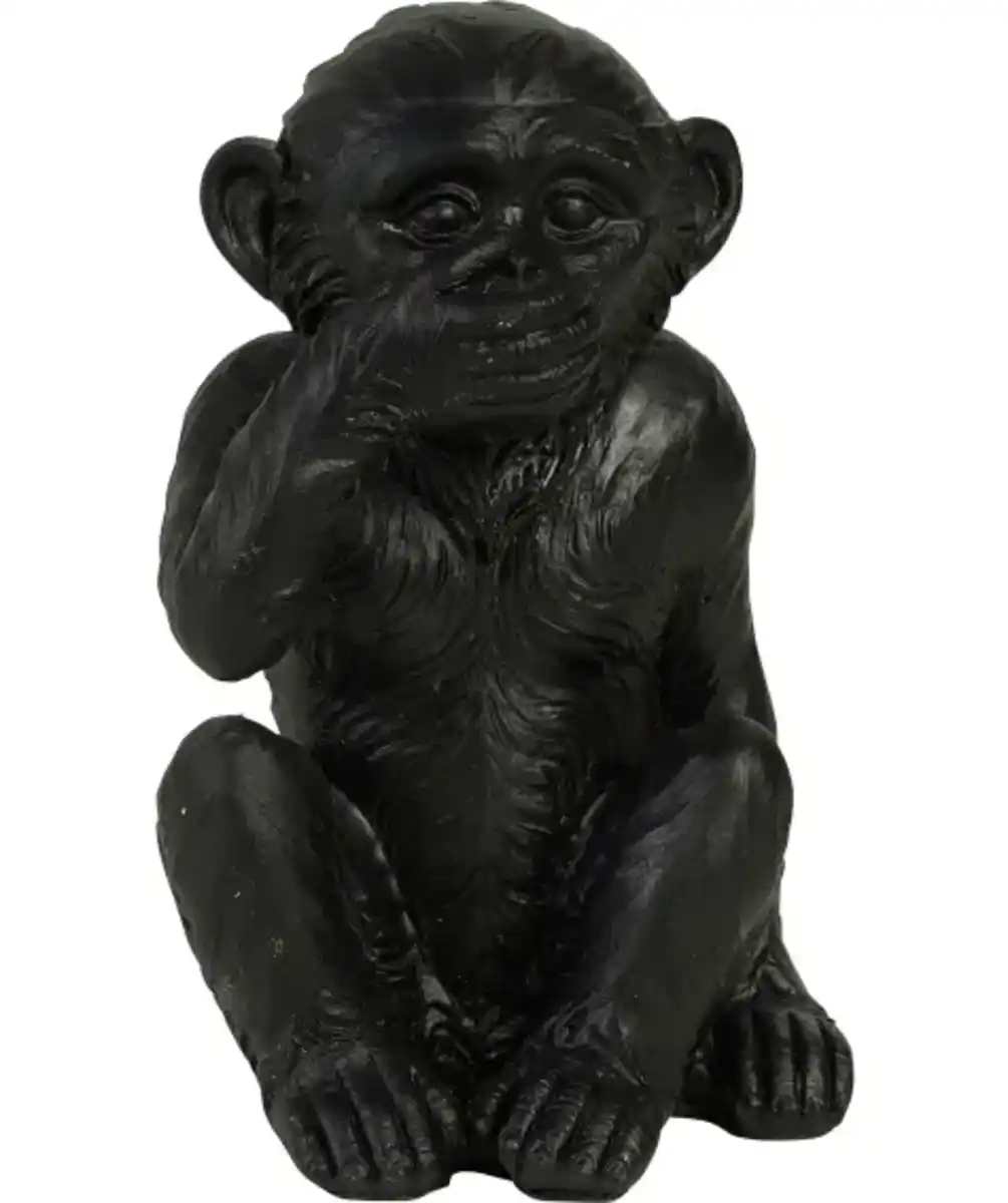 Bild 1 von Deko-Affe in Schwarz, schwarz