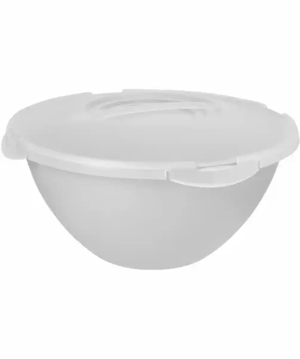 Bild 1 von Salatschüssel mit Deckel, grau