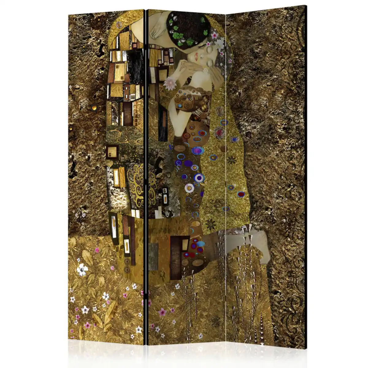 Bild 1 von artgeist Paravent, Mehrfarbig, Holz, Kunststoff, Textil, Kiefer, massiv, Personen, 135x172x3 cm, Motiv auf Vorder- und Rückseite, Akustikschaumstoff, Wohnzimmer, Raumteiler & Paravents, Paravents