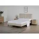 Bild 1 von Boxxx Polsterbett, Beige, Metall, Textil, Kiefer, vollmassiv, 140x200 cm, Bsci, Schlafzimmer, Betten, Polsterbetten