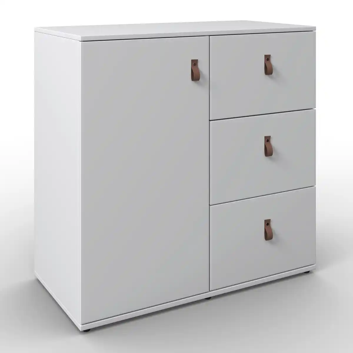 Bild 1 von Kommode Mick Weiß MDF, Weiß