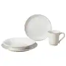 Bild 1 von Costa Nova Kombiservice Alentejo, Weiß, Keramik, 4-teilig, 400 ml, Handmade in Europe, Essen & Trinken, Geschirr, Geschirr-Sets, Kombiservice