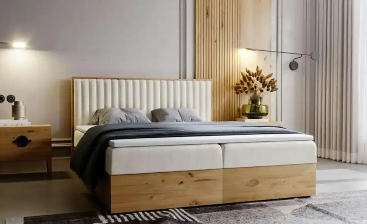 Bild 1 von GrainGold Boxbett mit Stauraum Forres
