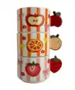 Bild 1 von Tassen Früchte, rot