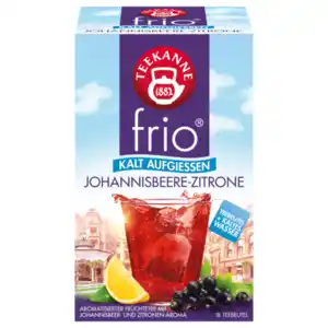 Teekanne frio Johannisbeere-Zitrone 45g, 18 Beutel
