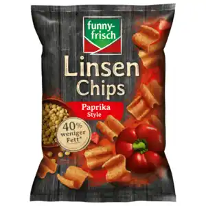 Funny-frisch Linsen Chips Paprika 90g