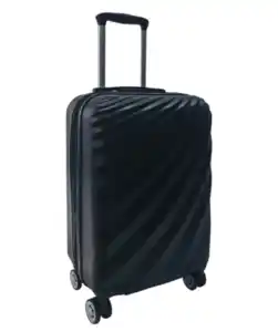 Schwarzer Hartschalenkoffer, schwarz