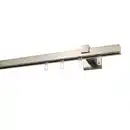Bild 1 von Vorhangstangenset, Edelstahl, Metall, 510 cm, Wohntextilien, Gardinen & Vorhänge, Gardinen-Stangen