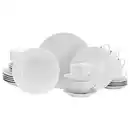 Bild 1 von Creatable Kombiservice Luna, Weiß, Keramik, 30-teilig, 200 ml,200 ml, lebensmittelecht, stapelbar, Essen & Trinken, Geschirr, Geschirr-Sets, Kombiservice